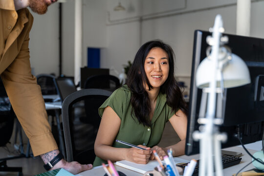 co-workers at office