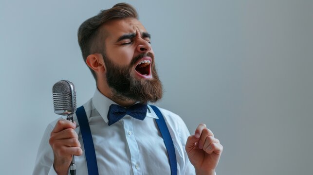 The Bearded Male Singer - Powered by Adobe