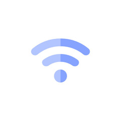 vector wifi icon in flat design