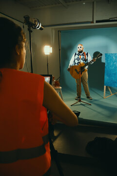 Videoclip backstage