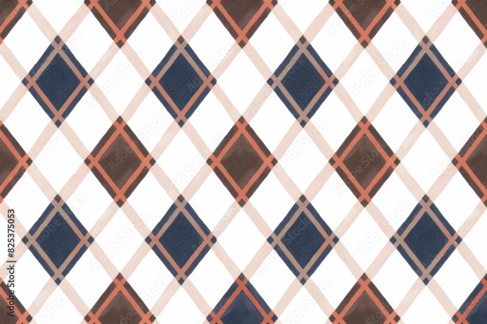 Poster seamless geometric pattern with colorful diamonds and intersecting lines in a modern, abstract style