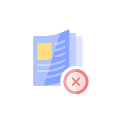 vector article icon in flat design