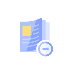 vector article icon in flat design