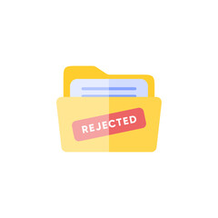 vector folder icon in flat design