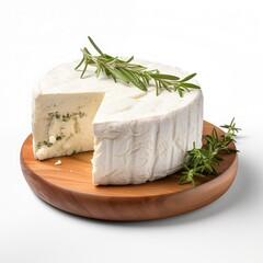 Goat Cheese isolated on transparent background