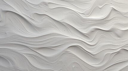 Close Up of White Wall With Wavy Lines