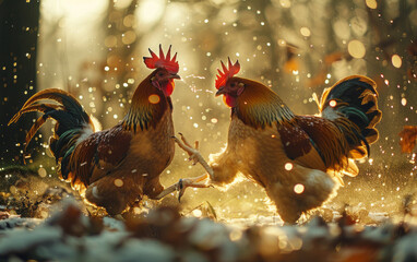 cockfight,generative ai