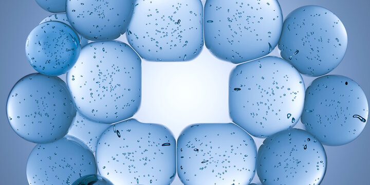Water drops  3d design