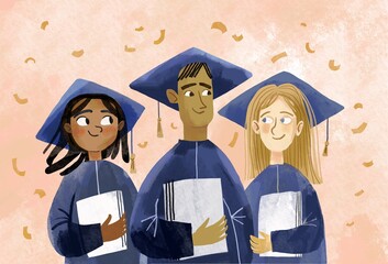 graduation day illustration