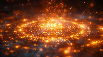 Fototapeta premium an image of the cosmos as imagined by a wise sage and astrologer.generative ai