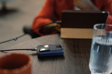 Portable Hard Drive on Desk