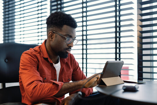 Tech Startup Founder Engaged in Strategic Planning