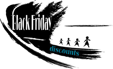 Fototapeta premium Friday black prices