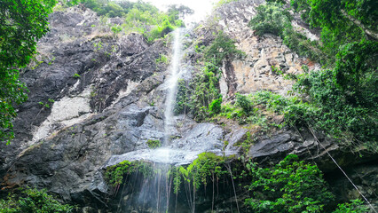 View from Oque Pipi waterfall, at Prince Island