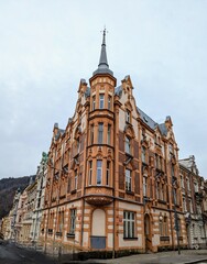 Historic building in Decin, Czech Republic
