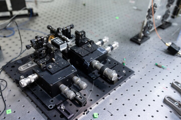 Close Up Of Laser Technology Equipment