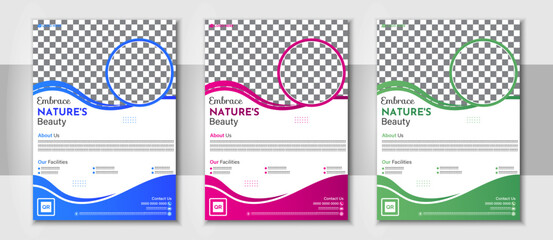 Flyer Promo Template, Take Off with Confidence in Your Business, easy to use, clean, modern flyer design.