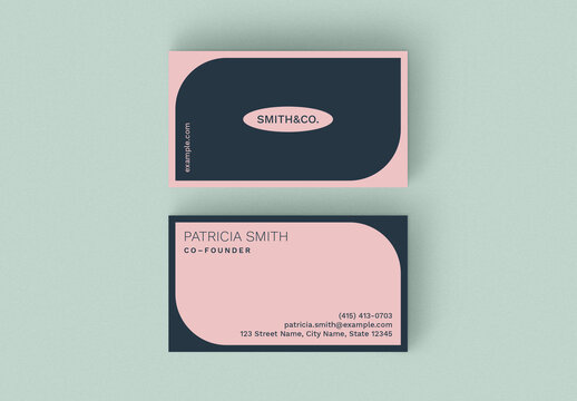 Minimal and Modern Business Card Layout