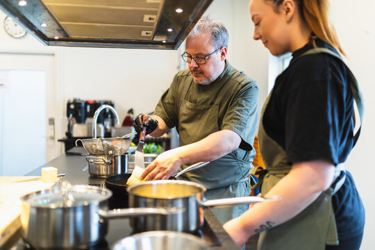 Cooking class with master chef