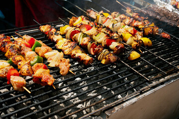 grill on the festival