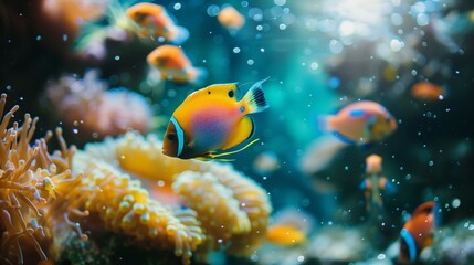 Obraz premium Tropical fish in a fishtank