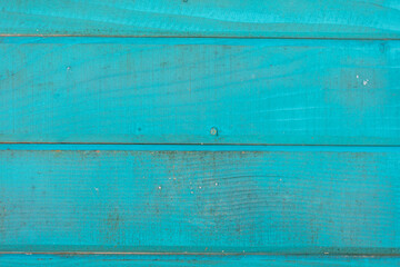 Turquoise Painted Wooden Panels Background Rustic Weathered Wood Planks Horizontal Texture for...
