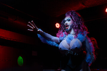 LGBT Artist On The Stage.