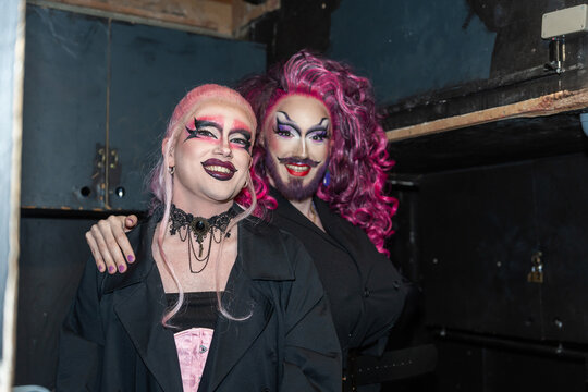 BTS With Two Drag Queens Before The Show. 