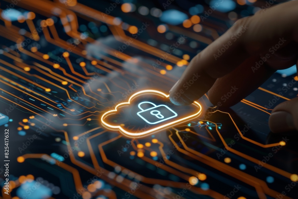 Aufkleber innovative cloud computing solutions with advanced data protection and technology integration for mo