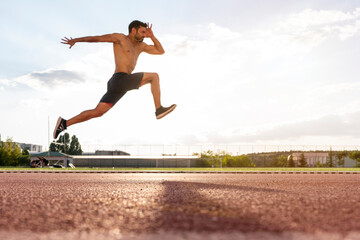 An athlete who long jumps and jumps high