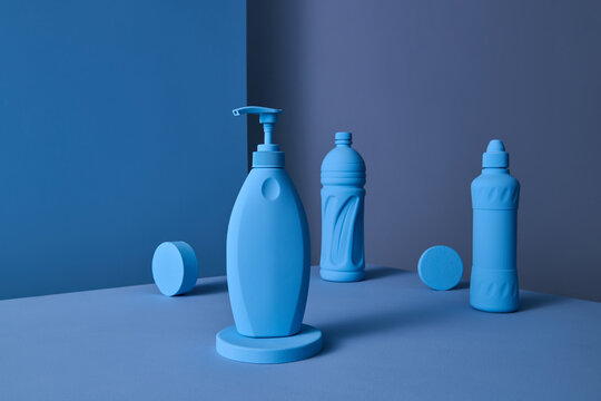 Creative concept composition of sorting and processing waste