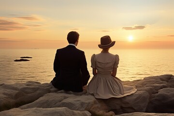 couple on the beach