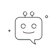 AI Chatbot Virtual Assistants Chatbot Technology Virtual Agents Vector Icon Design