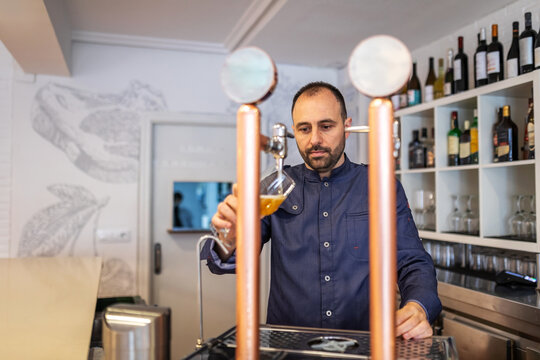 waiter working in a restaurant