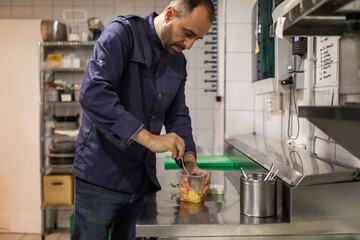 chef in a restaurant