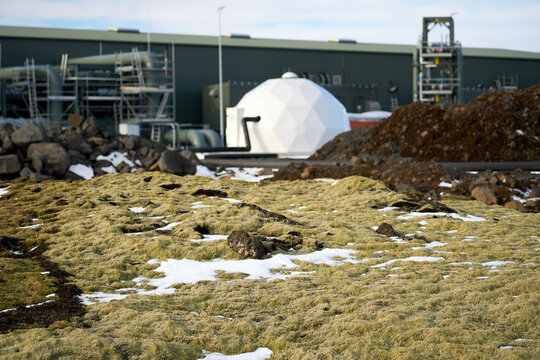 Carbon emissions capture and sequestration dome