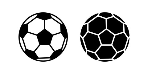 Obraz premium Soccer Ball icon set. for mobile concept and web design. vector illustration