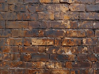  old rusty background old brick wall dirty and rusty in the style of the apocalyptic industry, peeling paint wall background