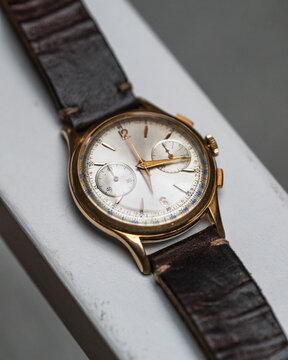 Vintage chronograph watch dial