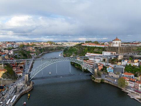 Waterfront of the city of Porto