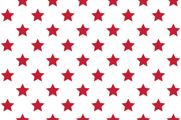 Seamless vector isolated pattern abstract red stars like grid on white Perfect print children's fabrics Bed linen Wrapping paper Typography design Tablecloths Scrapbooking Cardmaking Baby USA color