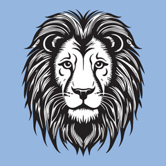 lion head vector