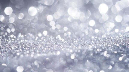 Sparkling white glitter background shines