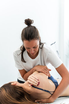 Cpr training session in progress
