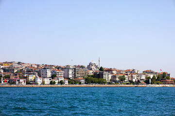 Fototapeta premium Ayazma Mosque, Üsküdar Ayazma Mosque taken from the Bosphorus