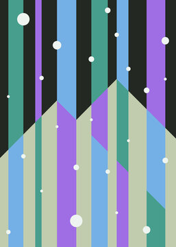 Abstract northern lights.