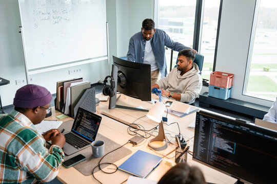 Teamwork in the office