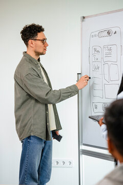 Meeting in the office