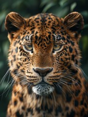 Close Up of Leopard Looking at Camera