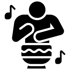 percussion solid icon
